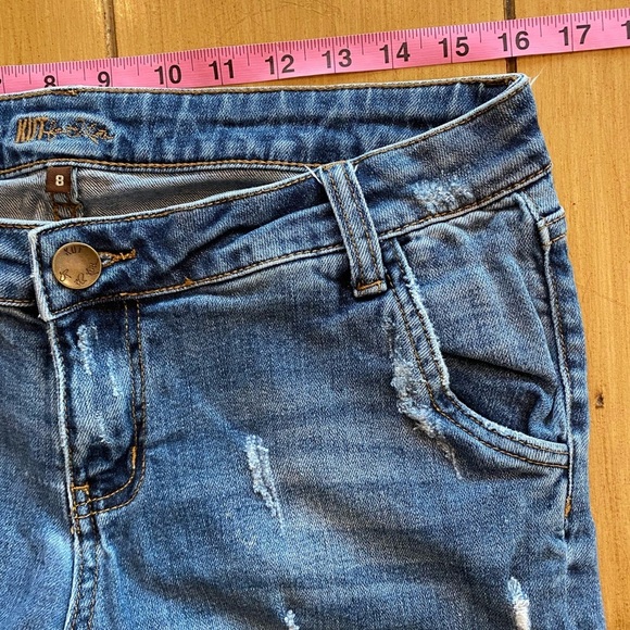 Kut Women’s Zoey’s Boyfriend 8 distressed cotton New without tag Anthropologie - Picture 13 of 15